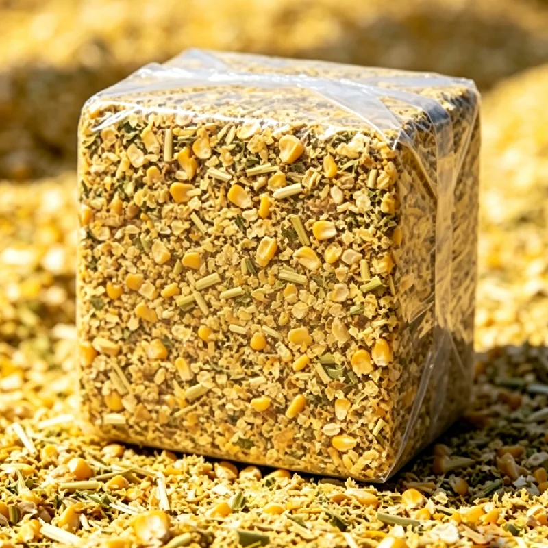Kvadratbal majsensilage