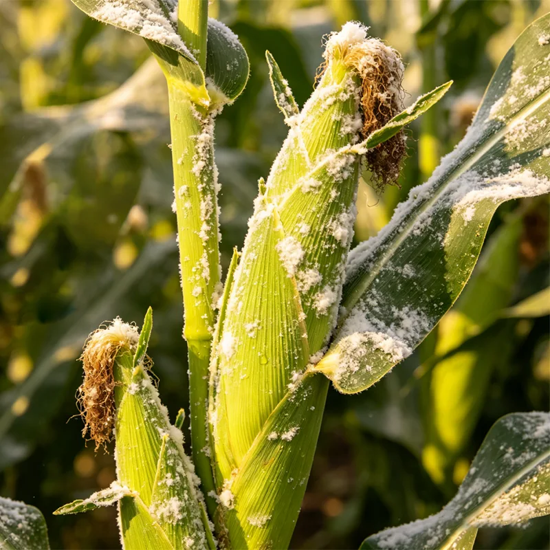 Stabilt fermenterat majsensilage för hel växt
